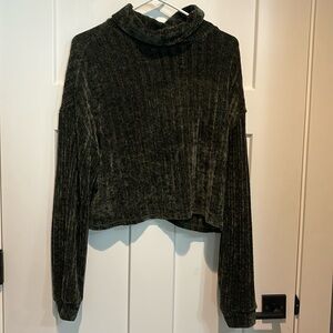 Altar’d State satin green sweater